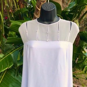 Daymore couture illusion column maxi dress